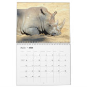 Calendrier des rhinocéros (Mar 2026)