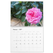 Calendrier des roses roses roses (Feb 2027)