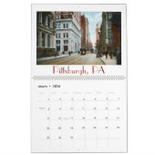 Calendrier des rues vintages à travers l'Amérique (Mar 2026)