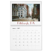 Calendrier des rues vintages à travers l'Amérique (Mar 2027)