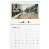 Calendrier des rues vintages à travers l'Amérique (Jan 2027)