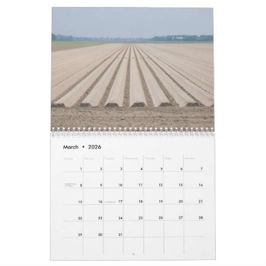 Calendrier des saisons (Mar 2026)