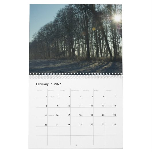 Calendrier des saisons (Feb 2026)