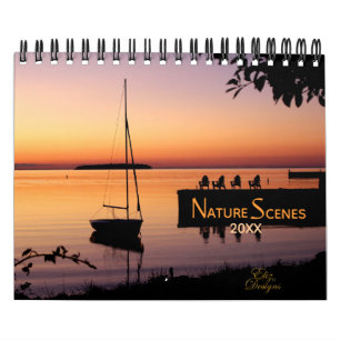 Calendrier des scènes de nature Texte de l'année