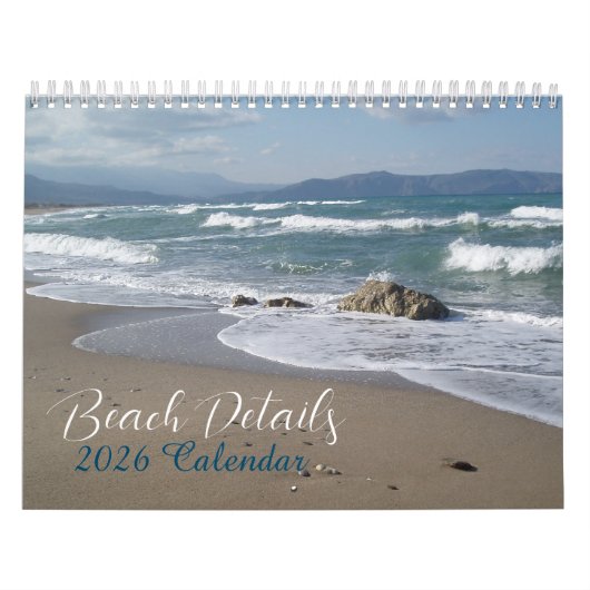 Calendrier des scènes de plage 2026 (Protection)