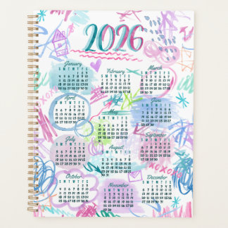 Calendrier des scripts d'aquarelle