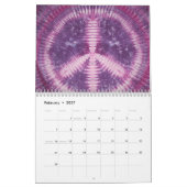 Calendrier des signes de paix Tie Dye (Feb 2027)