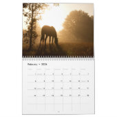 Calendrier des silhouettes de cheval (Feb 2026)