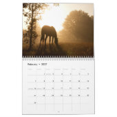 Calendrier des silhouettes de cheval (Feb 2027)