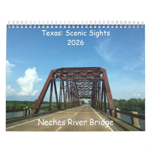 Calendrier des sites pittoresques du Texas (Protection)