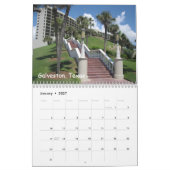 Calendrier des sites pittoresques du Texas (Jan 2027)