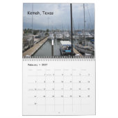 Calendrier des sites pittoresques du Texas (Feb 2027)