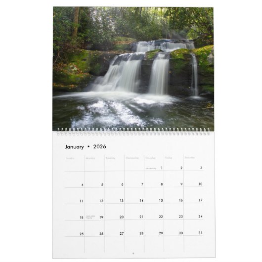 Calendrier des Smoky Mountains 2022 (Jan 2026)