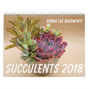 Calendrier des Succulents 2018 par Debra Lee