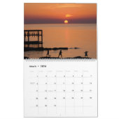 Calendrier des Sunsets du lac (Mar 2026)