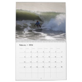 Calendrier des surfeurs de Californie (Feb 2026)
