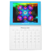 Calendrier des symboles de géométrie zodiaque 2025 (Feb 2026)