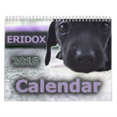 Calendrier des teckels 2018 d'Eridox (Protection)