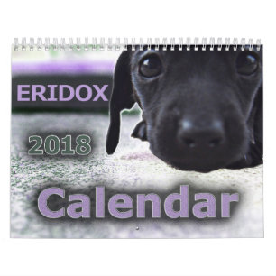 Calendrier des teckels 2018 d'Eridox