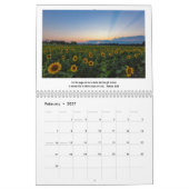Calendrier des tournesols et des écritures (Feb 2027)