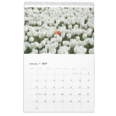 Calendrier des tulipes (Jan 2027)