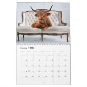 Calendrier des vaches de repos par Tiffany Bohrer (Jan 2026)