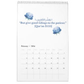 Calendrier des versets coraniques 2025 (Feb 2026)