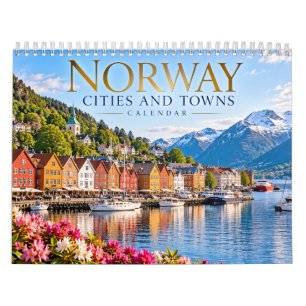 Calendrier des villes et villages de Norvège