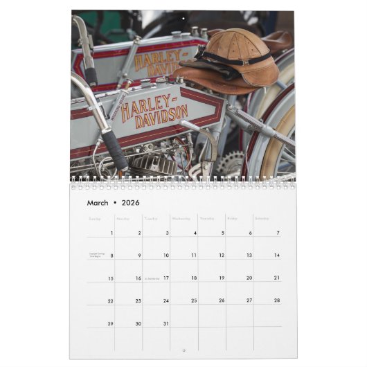 Calendrier des voitures de course (Mar 2026)