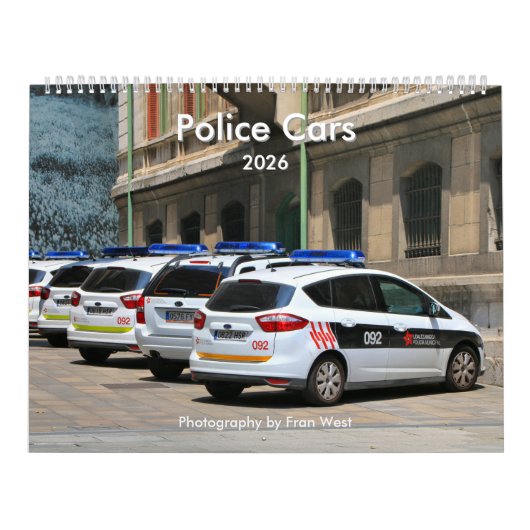 Calendrier des voitures de police 2026 (Protection)
