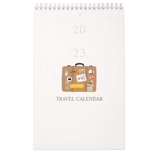 Calendrier des voyages 2023 (Protection)