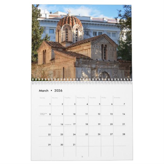 Calendrier des voyages d'Athènes Grèce 2021 (Mar 2026)