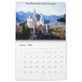 Calendrier des voyages Europe 2021 (Jan 2026)