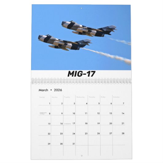 Calendrier des Warbids Jet (Mar 2026)