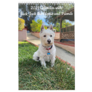 Calendrier des Westie et des chiens 2021