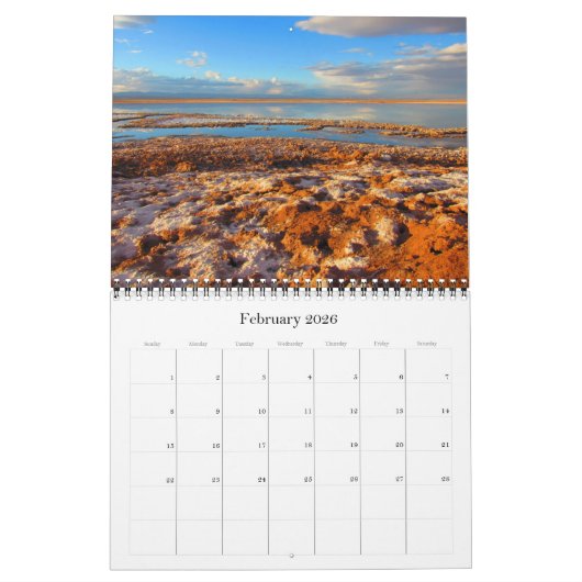 Calendrier désert d'atacama 2025 (Feb 2026)