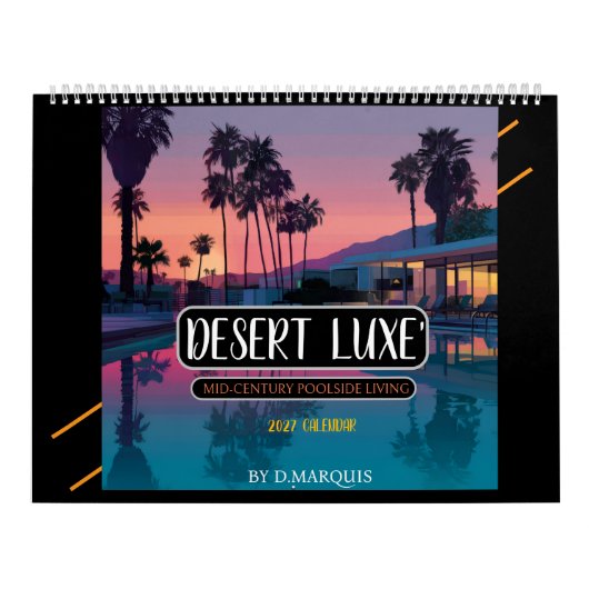 CALENDRIER DESERT LUXE' 2027 (Protection)