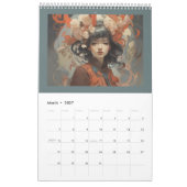 Calendrier Design d'art féminin élégant (Mar 2027)