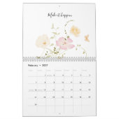 Calendrier Design holographique minimaliste et élégant (Feb 2027)