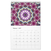Calendrier design Mandala unique (Feb 2027)