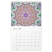 Calendrier design Mandala unique (Jan 2027)