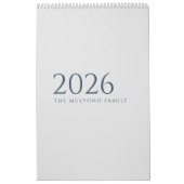 Calendrier Design minimaliste et épuré (Protection)