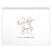 Calendrier Design minimaliste et épuré (Protection)
