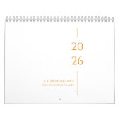 Calendrier Design Minimaliste Propre (Protection)
