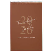 Calendrier Design minimaliste propre (Protection)