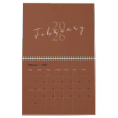 Calendrier Design minimaliste propre (Feb 2027)