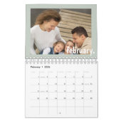 Calendrier Design moderne Photo de famille 2024 (Feb 2026)