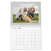 Calendrier Design moderne Photo de famille 2024 (Jan 2026)