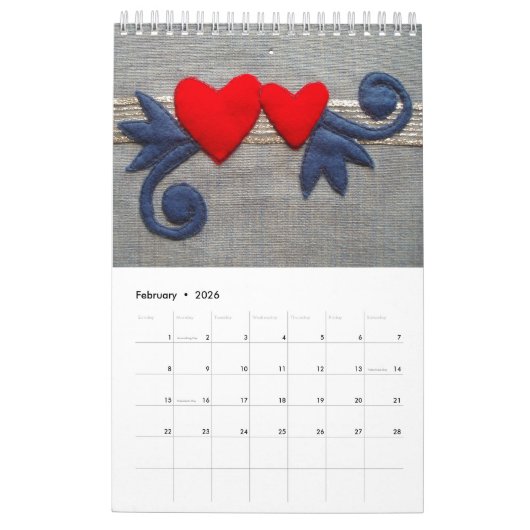 Calendrier Design textile (Feb 2026)