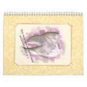 Calendrier Désir ou devise pour chaque mois. Cadeau dentaire (Protection)